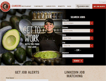 Tablet Screenshot of jobs.chipotle.com